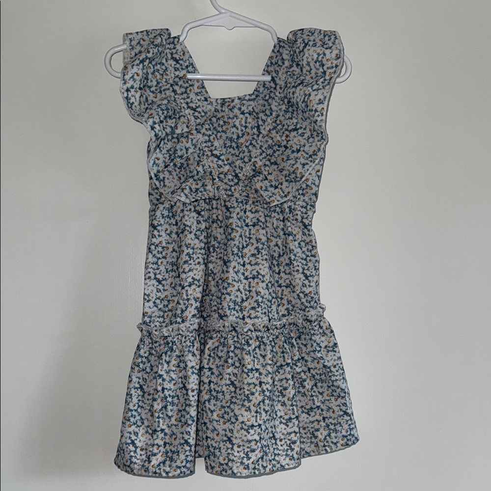 Toddler Girl Floral Ruffle Dress